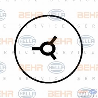 Saab A/C Compressor 351134671 - Behr Hella Service